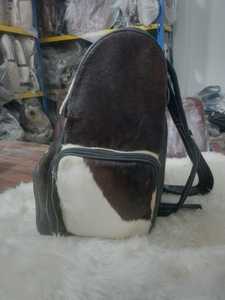 Genuine Hair-On Leather <b>Backpack</b> Premium Travel Laptop Bag Custom Logo Wholesale Supplier Manufacturer Bulk LHBP-0046 - Product Image 2