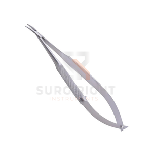 Portaagujas Microquirúrgicos para Cirugía Ocular, Acero Inoxidable Alemán TC, Instrumento Oftálmico de Microcirugía, CE ISO, por Blush Surgical - Product Image 1