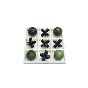 Juego de Mesa Tic Tac Toe de Resina Decorativa de Lujo, Juego de Estrategia Premium para Decoración del Hogar y la Oficina - Product Image 4