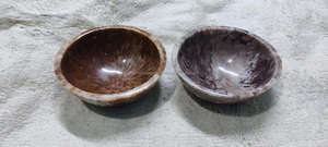 Ensaladera de resina remolino de diseño moderno de lujo con textura de mármol y frutero con patrón de remolino acuático utilizado en el buffet de hotel en casa - Product Image 4