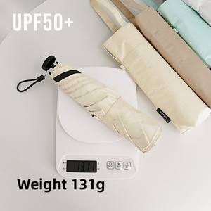 Parasol japonais ultra-léger à commande manuelle, compact, portable, protection UV, pour femmes, design moderne, pare-soleil en vinyle - Product Image 3