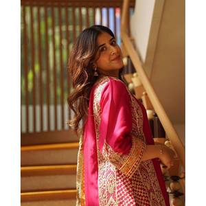 Designer Cotton Salwar Kameez for Parties Top and Bottom with Dupatta - Product Image 4