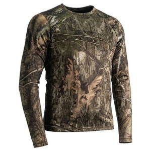 Men's Long Sleeve Camouflage Hunting Shirt Moisture-Wicking Polyester Full Sleeve Autumn Outdoor Wear - Product Image 2
