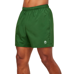 Pantalones Cortos Deportivos para Hombre, Corte Ajustado de 5 Pulgadas, Ligeros, para Entrenamiento, Running y Fitness, Color Verde - Product Image 4