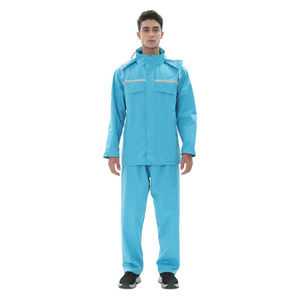 Combinaison de pluie imperméable de haute qualité, protection intégrale, veste de pluie haute visibilité avec pantalon, maillot de course pour motards - Product Image 1