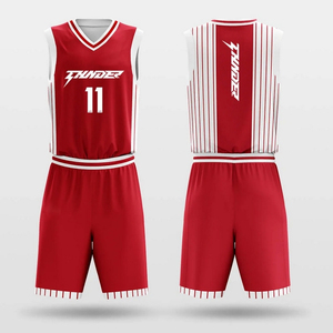 Ensemble d'uniformes de basketball personnalisés SHARISSA par sublimation, unisexe adulte, bleu clair et jaune, motif éclair, respirant, sans couture, fusionné - Product Image 5