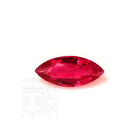 Pierre précieuse en rubis rouge de qualité supérieure, taille marquise, pour la création de bijoux fins, pierres en vrac