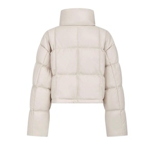 Abrigo de Invierno 2026 Personalizado para Mujer, Impermeable, Cortavientos, de PU, Tejido, con Cuello Alto, Ligero, Grueso, Cálido y Esponjoso, ¡Pídalo Ahora! - Product Image 2