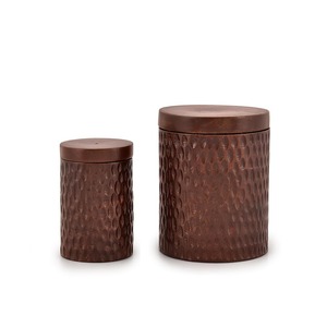 ชุดกระปุกไม้เก็บชา กาแฟ น้ำตาล แบบมินิมอล ทำมือ งานฝีมือคุณภาพสูง พร้อมฝาปิด ปรับแต่งได้สำหรับห้องครัว อินเดีย - Product Image 3