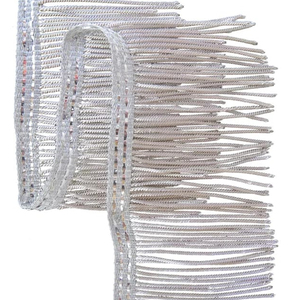 Nuevo Borla con Flecos para Uniformes y Graduaciones, Suministros para Hacer Borlas, Decoración, Borla con Flecos de Hilo Metálico, Color, Tamaño, Logotipo - Product Image 2