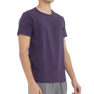 T-shirt personnalisé pour homme, couleur unie, manches courtes, col rond, décontracté, basique, doux, respirant, léger, pour l'été, à porter au quotidien - Product Image 5