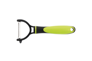 Elegant stainless steel <b>vegetable</b> <b>peeler</b> with durable plastic handle kitchen fruit slicer tool for easy peeling daily use - Product Image 6