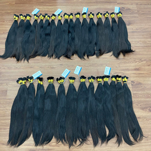 ผมต่อแบบเส้นตรงเวียดนามแท้ คุณภาพพรีเมียม จากผู้บริจาคคนเดียว สีธรรมชาติ ง่ายต่อการฟอกสี 613 แบบ Double Drawn - Product Image 3