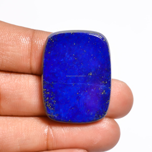 FAIJAN GEMS Pierre précieuse 100% naturelle en Lapis Lazuli du Rajasthan, certifiée par un tiers, taille et forme personnalisables pour la fabrication de bijoux - Product Image 2