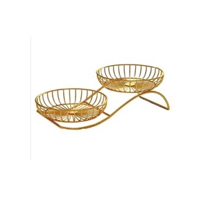 Metal Fruits Bowl High Quality Metal Fruit <b>Basket</b> Stainless Steel Fruit <b>Baskets</b> for Handicraft at Low Price - Product Image 5