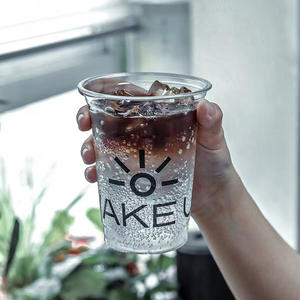 Vasos de Plástico Transparentes Desechables de 16 oz con Logotipo Personalizado, Vasos de Plástico PET Transparentes para Café Helado y Bebidas Frías para Llevar con Tapas Planas - Product Image 4