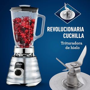 Licuadora Oster Original de 3 Velocidades con Jarra de Vidrio de 5 Tazas y Acabado Cromado Resistente - Product Image 3