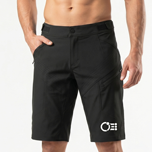 Shorts de VTT pour hommes, shorts de vélo de montagne professionnels, légers, élastiques, respirants, en maille, pour course en plein air, sport - Product Image 4