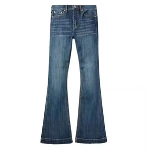Reinforced Stitch <b>Embroidered</b> Patchwork Mens <b>Jeans</b> Durable Breathable Solid Denim Spring Workwear OEM Factory Supply - Product Image 1
