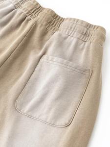 Pantalones de chándal casuales para hombre, de corte holgado y pierna ancha acampanada, con cordón, estilo jogger, de forro polar, lona y algodón grueso, estilo urbano, OEM - Product Image 5