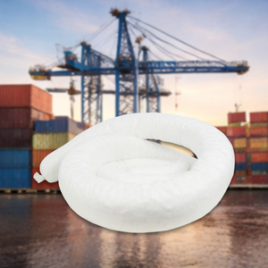 SABER Barrera Absorbente de Aceite de Grado Marino Ecológica, Modelo SO1500-LB, Gran Barrera Flotante para Contención de Derrames de Aceite de 1500 Metros para Puertos Marítimos - Product Image 1
