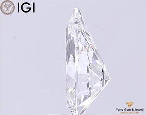 Diamant de laboratoire CVD, clarté VVS1, couleur E, taille poire, avec certificat IGI, 2,00 carats, pour bague de fiançailles moderne - Product Image 4