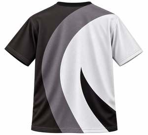 <b>Men's</b> Sporty Short Sleeve <b>T</b>-<b>Shirt</b> Geometric Pattern Quick Dry Polyester O-Neck Regular Fit - Product Image 3