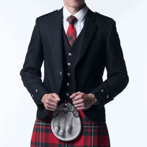 Veste Kilt Argyll des Highlands en Laine Pure 15oz avec Boutons Chromés 2026 – Confort et Style Moderne – OEM ODM - Product Image 1