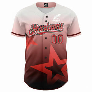 Maillot de baseball respirant 100 % polyester personnalisé avec logo, ensemble uniforme de sport pour adultes, le plus vendu - Product Image 6