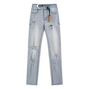 <b>Mens</b> Skinny Denim Jeans Stylish <b>Stretch</b> Pants for Streetwear and Everyday Fashion 12oz <b>mens</b> denim jeans mass production - Product Image 5