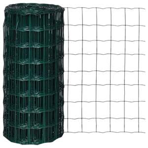 Malla de Alambre de Acero Verde Euro Fence de 82 pies x 2.6 pies, Valla Resistente para Exteriores - Product Image 1