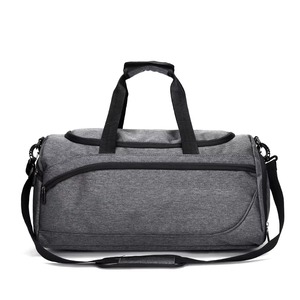 Custom Logo Polyester Zipper Closure Sports Gym <b>Bag</b> Fitness Training Yoga Handbag Unisex Sport Travel Shoe Compartment - Product Image 3