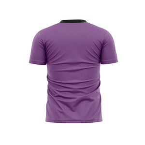 เสื้อยืดคุณภาพสูง ระบายอากาศได้ดี พิมพ์ลายแบบ Sublimation สีขาวล้วน สำหรับงานพิมพ์ DIY แบบกำหนดเอง ขายส่งเสื้อผ้ากีฬา - Product Image 5
