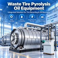 Nouvelle arrivée CE ISO : Machine de pyrolyse haute efficacité pour transformer les déchets plastiques en carburant, machine de recyclage des pneus