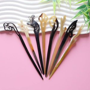 กิ๊บติดผมทำมือจากเขาควาย ทนทาน ใช้สำหรับทำผมทรงบันแบบดั้งเดิม เป็นมิตรกับสิ่งแวดล้อม - Product Image 1