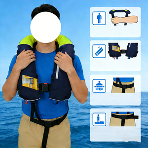 Gilet de sauvetage gonflable portable, <span class=keywords><strong>veste</strong></span> de sécurité légère pour la pêche, le kayak et la navigation de plaisance - Product Image 3