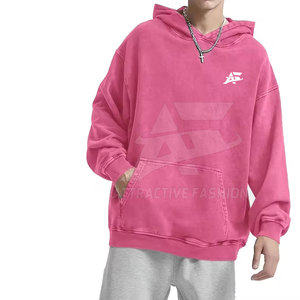 เสื้อฮู้ดดี้ผู้ชายทรงโอเวอร์ไซส์แฟชั่นลำลอง ผ้าคอตตอนผสม ใส่ได้ทุกฤดู - Product Image 6
