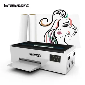 Máquina de impresión de camisetas por sublimación automática Erasmart, máquina de Impresión textil Digital directa a la tela, impresora A4 Dtf