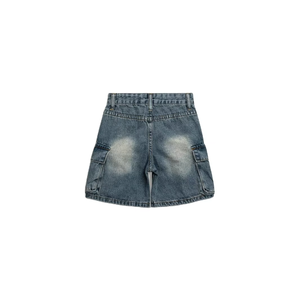 Shorts en jean tendance pour filles, coupe décontractée, confort premium, tenue décontractée d'été, fabricant en gros de vêtements en maille - Product Image 3
