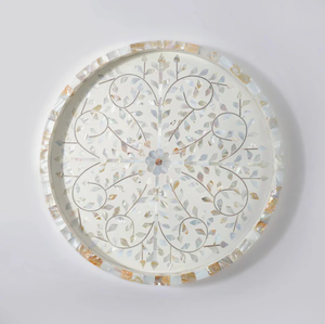 Bandeja Decorativa Moderna de Nácar de Alta Calidad, Multifuncional, en Paquete de Varias Piezas, Personalizable y Hecha a Mano, Venta al Por Mayor - Product Image 6