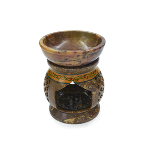Diffuseur d'arômes en pierre naturelle, lampe à huile artisanale, brûleur de parfum décoratif, collection de cadeaux de Noël, prix de gros en vrac - Product Image 5