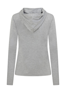 Sudadera Holgada Personalizada para Mujer, Manga Larga, Bolsillo Tipo Canguro, Color Sólido, Estilo Casual - Product Image 4