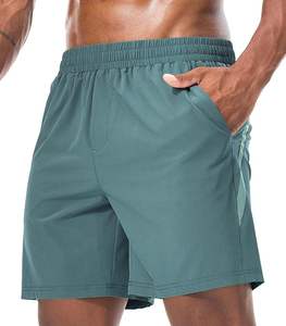 กางเกงขาสั้นออกกำลังกายสำหรับผู้ชาย แห้งเร็ว เหมาะสำหรับวิ่ง ฟิตเนส น้ำหนักเบา ระบายอากาศได้ดี มีกระเป๋าซิป - Product Image 3