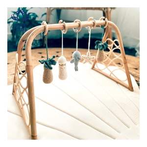 Gimnasio para Bebés de Ratán Premium MOST WANTED 2026, Estructura de Juego Resistente para Bebés, Favorece el Desarrollo Temprano y la Decoración de la Habitación Infantil - Product Image 6