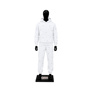 Conjunto Deportivo Personalizado con Estampado de Estrella Blanca para Hombre, Sudadera con Capucha y Pantalones Jogger, Ropa Deportiva Casual, Proveedor de Ropa al Por Mayor - Product Image 1