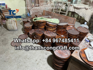 Wholesale Multi-Function Wooden <b>Cake</b> Stands Eco Friendly Handmade Leather Wooden for <b>Weddings</b> Special Occasions Arabian Gift - Product Image 6