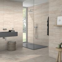 Carrelage mural en céramique blanc brillant durable 300x600, style minimaliste pour bureaux d'entreprise haut de gamme et applications commerciales