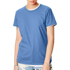 ผู้ผลิตเสื้อผ้าชั้นนำ เสื้อยืดผู้หญิงแบบสั่งทำ เสื้อผ้าผู้หญิง เสื้อยืดโพลีเอสเตอร์ เสื้อยืดเรียบง่ายสำหรับฤดูร้อน ปี 2026 - Product Image 5