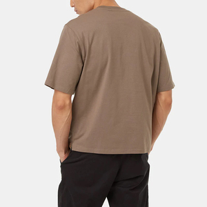 T-shirt Homme Oversize Coupe Ample Coton Premium Mode Urbaine Quotidienne Col Rond Décontracté Grammage Lourd Doux Respirant Vente en Gros - Product Image 2