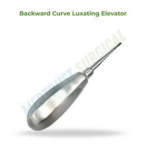 Elevador de Extracción Dental de Curva Inversa con Mango Pequeño para Extracción de Dientes Atraumática y Uso en Cirugía Oral - Product Image 2